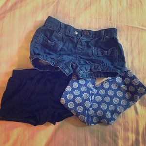 Gymboree Gap 2t 3t Shorts Legging Lot Girls